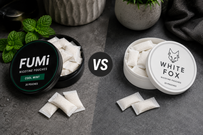 FUMi Nicotine Pouches vs White Fox: Which Brand Wins?