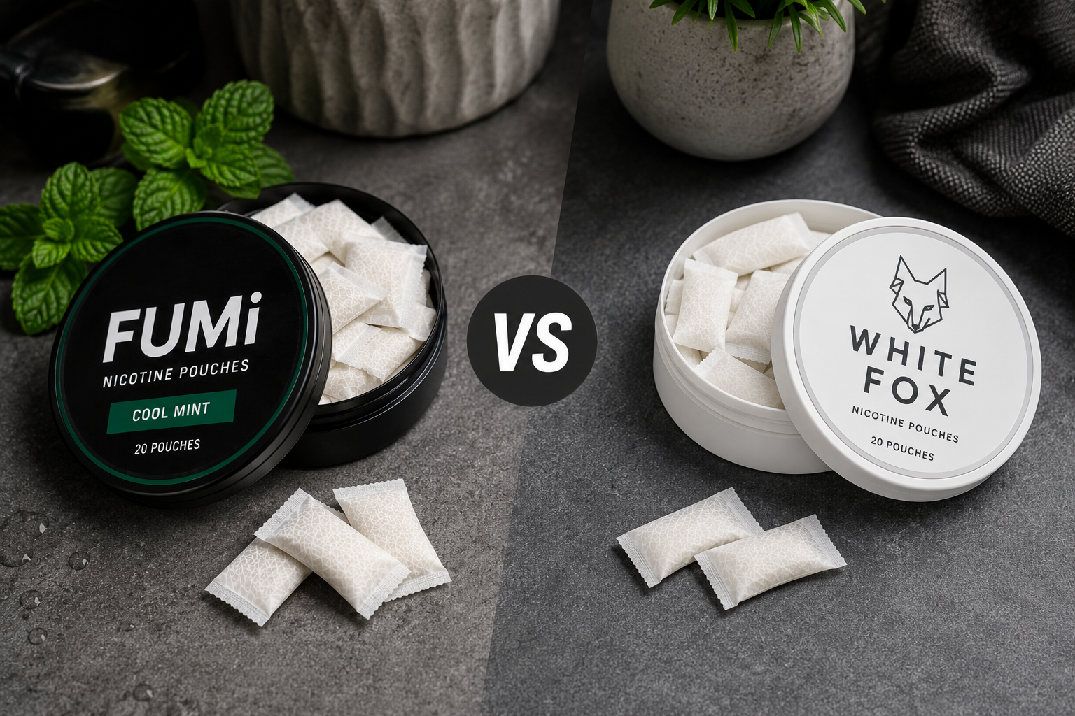 FUMi Nicotine Pouches vs White Fox: Which Brand Wins?
